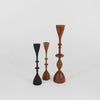 Wave Candlestick inTeak - KM Home
