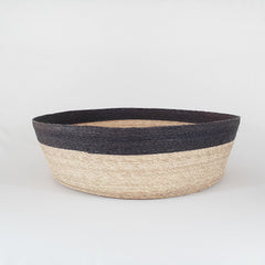 Black Banded Floor Basket